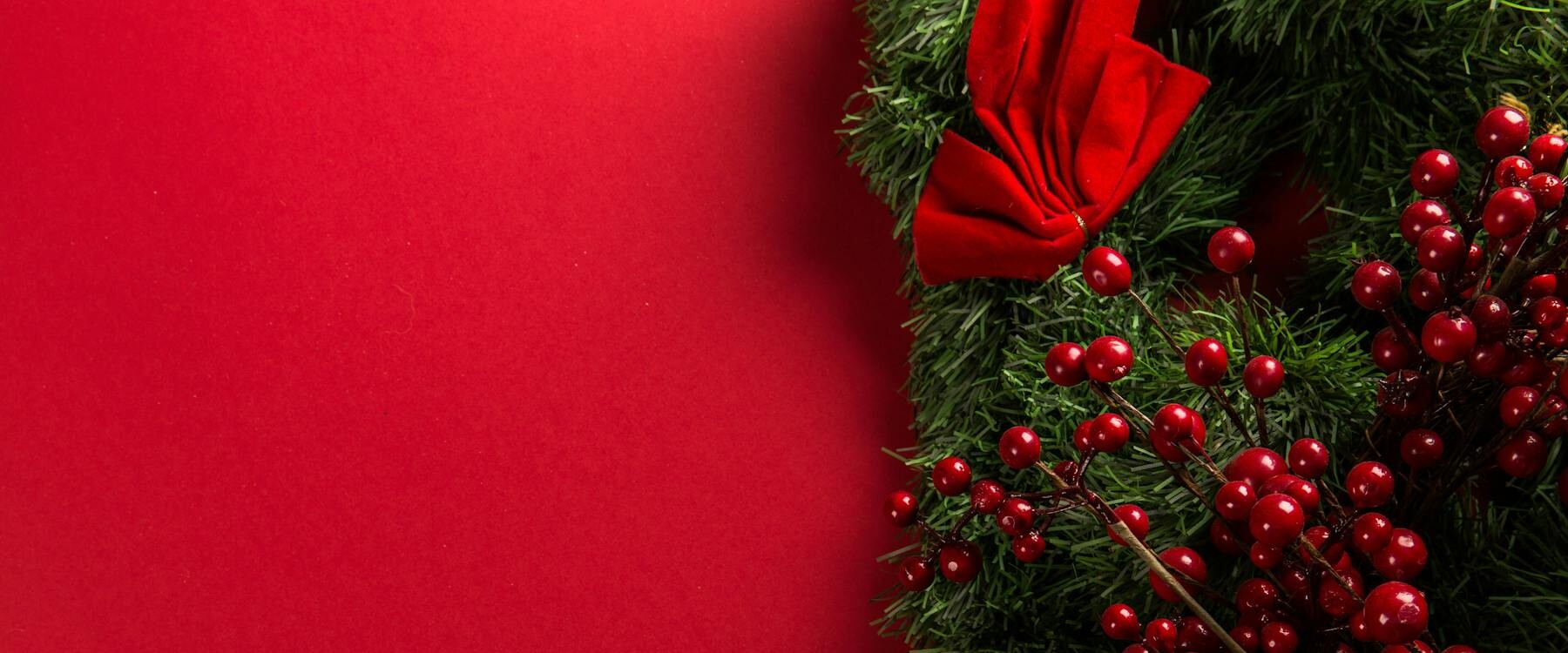 Weihnachtskranz Mit Roten Beeren Weihnachtskranz Mit Roten Beeren